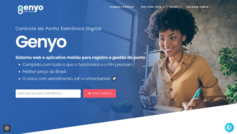 sistema de gestão de ponto genyo
