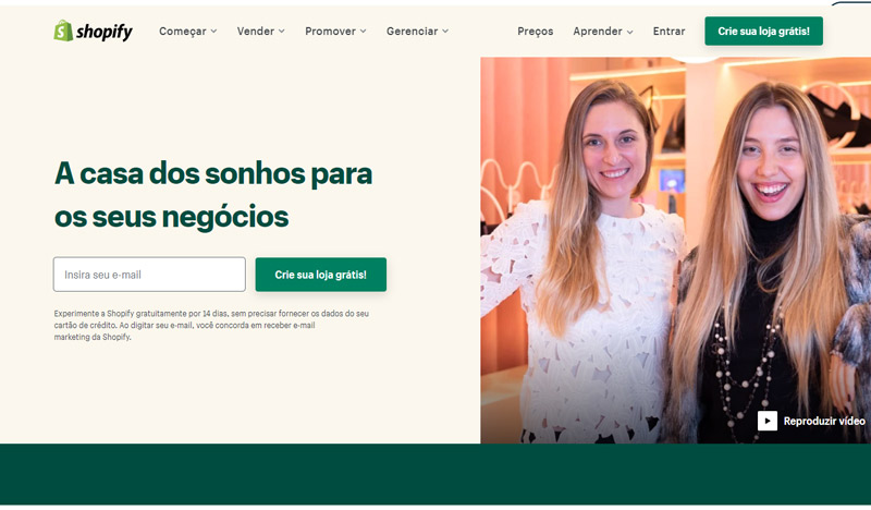 Plataforma ecommerce - shopify