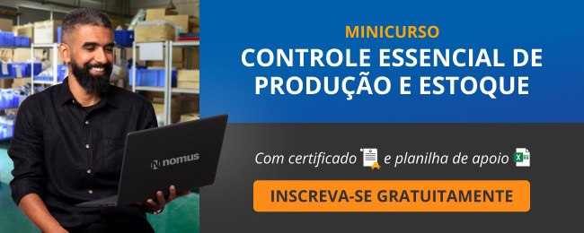 Minicurso de controle essencial de produção e estoque