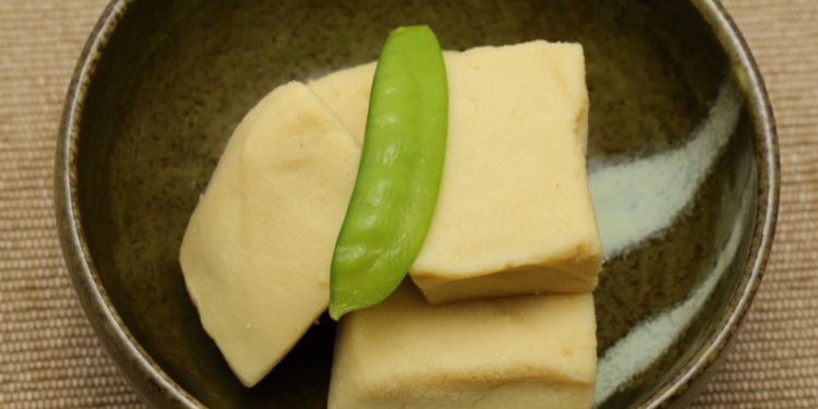 Exemplo de produto liofilizado: tofu.